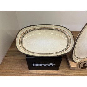 Resim 2 Li Oval Kayık Tabak / Servis Tabağı / Sunum Tabağı / Meze Tabağı / Uzun Oval Tabak Cortado Spiral Diğer 