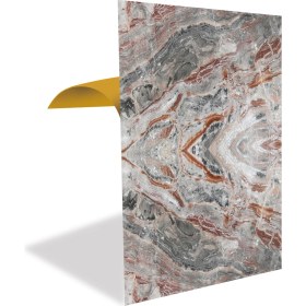 Resim Tink Kendinden Yapışkanlı Katlı Mermer Desenli Pvc Panel 41X62 cm (4 Adet) 1 M² 