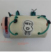 Resim Maxaccess Büyük Kapasiteli Moto Çanta Beyaz Gri Motosiklet Sırt Çantası Bagaj Kolçak Krem Beyazı 