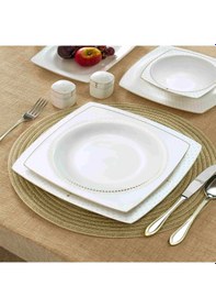 Resim Pierre Cardin Almond 60 Parça Yemek Takımı Altın 