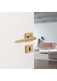 Resim Hafele Kapı Kolu Mod Mat Altın 