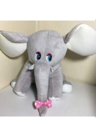 Resim Gri Sevimli Uyku Arkadaşı Fil 25 Cm--Skradapelus106 