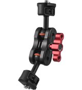 Resim Yunboo 360 Dönebilir Çift Küre Başlı Alüminyum Tripod Aparatı - Taşınabilir Ve Dayanıklı 