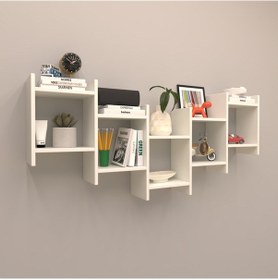 Resim Rafkestir Duvar Raf Set -23 Beyaz ( Mat ) 