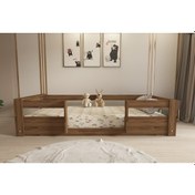 Resim Herseycik Ninnimo Montessori 90X190 Yatak Uyumlu Karyola M7-2 Ceviz 