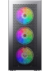 Resim 4 Rgb Fanlı Argb Mesh E-atx Gaming Kasa Usb 3.0 Psu Yok 