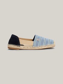 Resim Tommy Hilfiger Kadın Bağcıklı Marka Logolu Spor Stil Mavi Espadril FW0FW08056-0GZ 