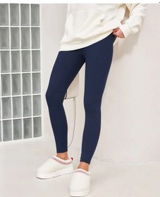 Resim Glam Woman Spor Kabartmalı Tayt 148806677 Mavi 