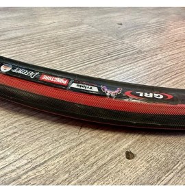 Resim Grl 700X23 Yarış Yol Bisikleti 1 mm Zırhlı Renkli Dış Lastik 