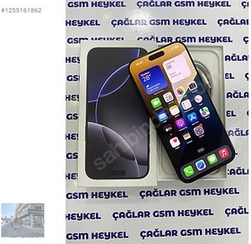 Resim Apple iPhone 16 Pro Max İkinci El YD | 256 GB | Siyah 