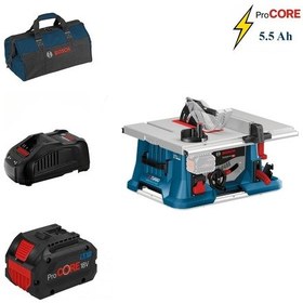 Resim Bosch Gts 18v-216 1x5,5 Ah Procore Akülü Üstten Tablalı Gönye Kesme 