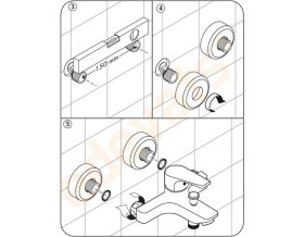 Resim E.C.A Eca Spil Banyo Bataryası + Eca Spil Hareketli Banyo Üst Takım 1f (Duş Başlığı) 