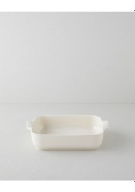 Resim English Home Hecha Seramik Dikdörtgen Fırın Kabı 32 Cm Krem Krem 