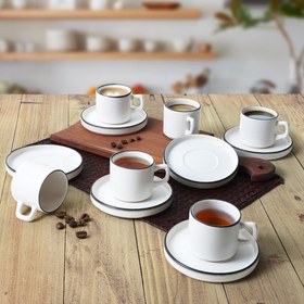 Resim Simply Stackable Çay Takımı 12 Parça 6 Kişilik 