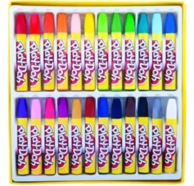 Resim 24’lü Renkli Pastel Boya Seti – Okul, Hobi ve Sanat Çalışmaları Için 