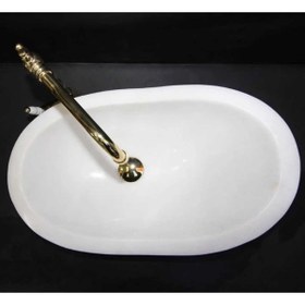 Resim Genel Markalar Kristal Beyaz Gondol Dizayn Lavabo 