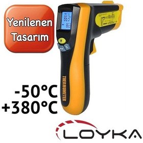 Resim Kızılötesi. Lazer Termometre -50 Derecec . +380 Derecec 