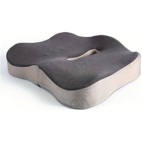 Resim Liangmei Hafızalı Köpük Koltuk Minderi, Merkezi Oluklu Ergonomik 1 Adet 