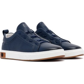 Resim Derimod Erkek Lacivert Deri Sneaker 26SFD691218 