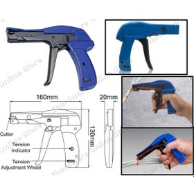 Resim Tg-008 Hs-600A Maasco Kablo Bağı Pensesi 2.2-4.8 