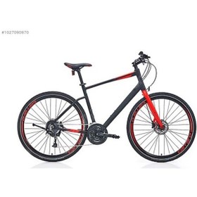 Resim Carraro Sportive 328 27 Vites Hidrolik Disk Fren Siyah Kırmızı 52 Kadro 