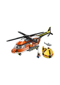 Resim LEGO® City Sahil Güvenlik Helikopteri 60503 - 7 Yaş ve Üzeri Çocuklar için 4 Minifigür İçeren Yaratıcı Oyuncak Yapım Seti (551P) 
