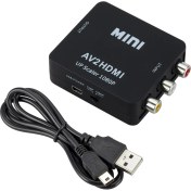 Resim 3C Store Rca Av/cvsb L/r Video - HDMI Uyumlu Av Ölçekleyici Adaptör Hd Video Dönüştürücü Kutusu 1080P Ntsc Pal Desteği (Yurt Dışından) 