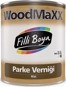 Resim Filli Boya Woodmaxx Parke Verniği Mat 2,5 Lt 
