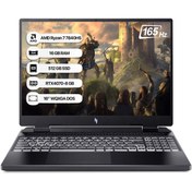 Resim ACER Nitro 16 An16-41 R7 7840hs 16 Gb 512 Gb Ssd Rtx 4070-8 Gb Freedos 16" Wqxga 165 Hz Notebook 