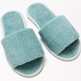 Resim Ender Home CottonVerse Banyo Ve Ev Terliği – %100 Pamuk Havlu Kaymaz İnce Taban , Yüksek Su Emicilik 