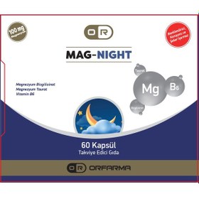 Resim Orfarma Mag-Night Takviye Edici Gıda 60 Kapsül 
