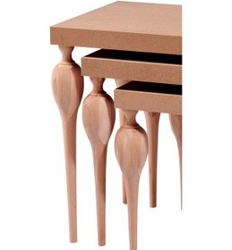 Resim Zigon Tombul Ayak Model Sehpa Ham Torna Kayın Ayak Iskelet El Yap (452753113) 