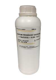 Resim Sodyum Tiyosülfat Çözeltisi 0.1N 0.1M - 1 Lt 