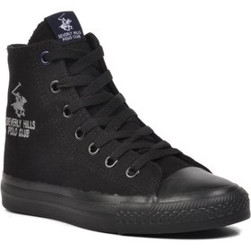 Resim PO-30085 Siyah Unisex Hi Sneaker 