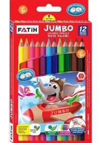 Resim Fatih Jumbo Kuruboya 12 Renk Tam Boy 
