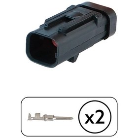 Resim Dişi Konnektör 2 Pin Kablosuz 