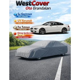 Resim WestCover Bmw 6 Serisi E63 Uyumlu Oto Branda,su Geçirmez Çadır,araba Brandası 