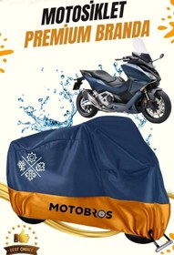 Resim Motobros Motosiklet Honda Forza 250 Lüx Premium Paraşüt Kumaşı Branda Su Geçirmez Ömürlük Kullanım 