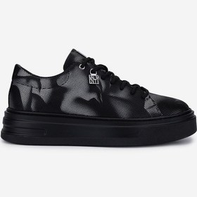 Resim Valmenti Erkek Siyah Hakiki Deri Sneakers & Spor Ayakkabı 352 23206 Erk Ayk Sk25-26 Sıyah Dına Siyah 