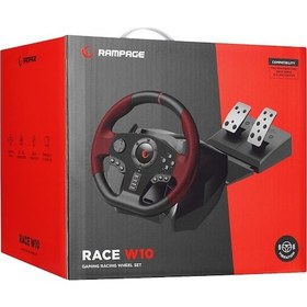 Resim Rampage RACE W10 PS3/PS4/PC/XBOXONE/XBOX 360 SWITCH 6 in 1 Pedallı Gaming Oyuncu Direksiyonu 