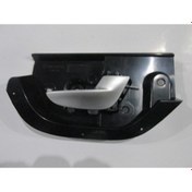 Resim Otoco Volvo S60- 00/04 Arka Kapı Iç Açma Kolu Sağ Siyah (Elceği Gümüş Gri) (Hushan) - 