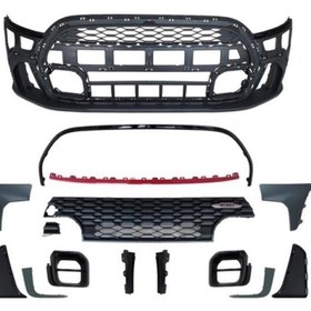 Resim Bimbo MINI COOPER F55-F56-F57 2014-2020 İÇİN 2022 GÖRÜNÜM JCW ÖN TAMPON 