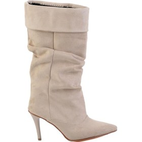 Resim Bej Kadın Çizme K03678062072 Bej 