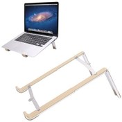 Resim Cbtx Katlanır Depolama Alüminyum Alaşımlı Dizüstü Taşınabilir Bilgisayar Standı 