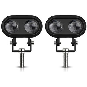 Resim Youmex 120w Süper Parlak Led Işık Seti - 2 Adet, 12000lm, Ip68 Su Geçirmez, 6 Modlu Araç Aydınlatma 113 Karakter 