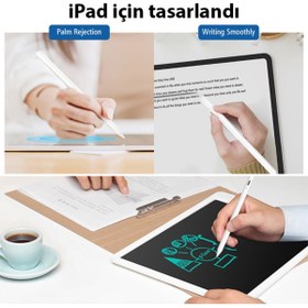 Resim Ally Universal Active Touch Kapasitif Stylus Tablet-telefon Dokunmatik Kalem Beyaz 