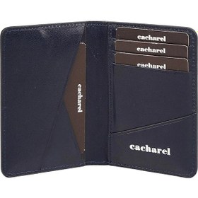 Resim Cacharel Lacivert Unisex Deri Kartlık 1981 Lacivert 