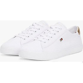 Resim Vulc Canvas Lace Up Sneaker Beyaz 