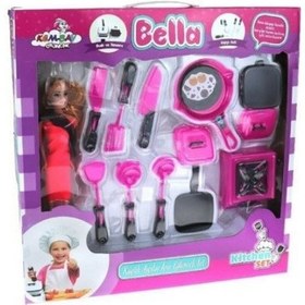 Resim Bella Oyuncak Aşçı Seti Oyuncak Mutfak Seti Bebekli Evcilik Oyun 