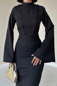 Resim Genel Markalar eyesof Siyah Tek Kollu Elbise 